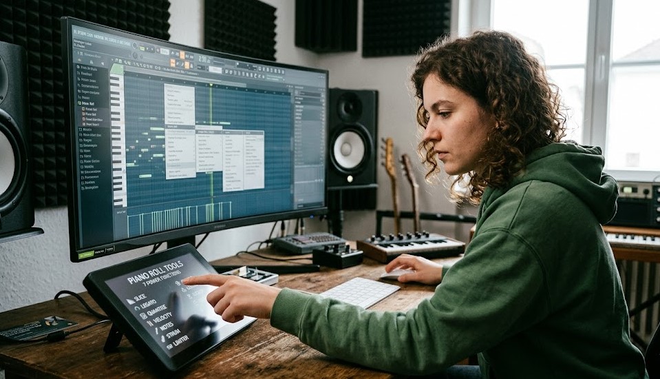 FL Studio Piano Roll: Die 7 Funktionen die du kennen musst — Einsteiger-Guide 2026